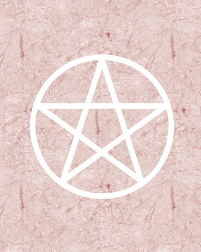 Rose Marble Witch Bullet Journal: Pink Pentagram Wicca Design, 160 Dot ...
