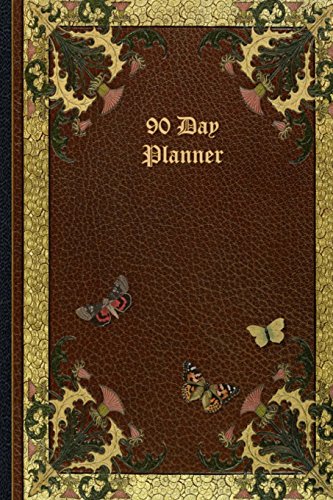 Beispielbild fr Thistle 90 Day Inspirational Planner: Undated 6x9 - 150 Pages Illustrated Personal Journal (Thistle leather look cover set of Journals Planners Diaries Notebooks Paperback Matte Finish Cover) [Soft Cover ] zum Verkauf von booksXpress