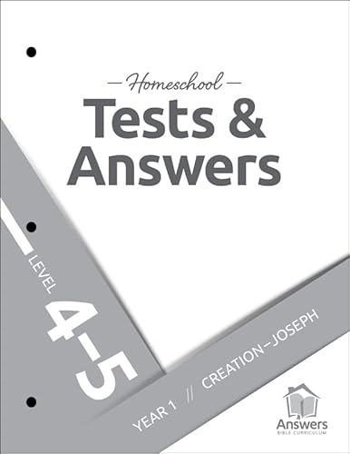 Stock image for ABC Homeschool: 4-5 Tests and Answers for sale by HPB-Diamond