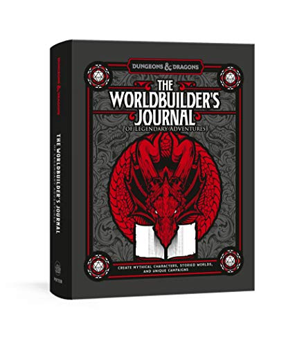 Stock image for The Worldbuilder's Journal of Legendary Adventures (Dungeons & Dragons): 365 Questions to Help YouCreate Mythical Characters, Storied Worlds, and Unique Campaigns for sale by Ergodebooks