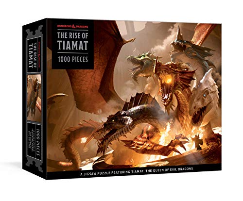 Stock image for The Rise of Tiamat Dragon Puzzle (Dungeons & Dragons): 1000-Piece Jigsaw Puzzle Featuring the Queen of Evil Dragons: Jigsaw Puzzles for Adults for sale by HPB-Ruby