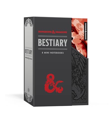 9781984824653: Bestiary Notebook Set (Dungeons & Dragons): 8 Mini Notebooks