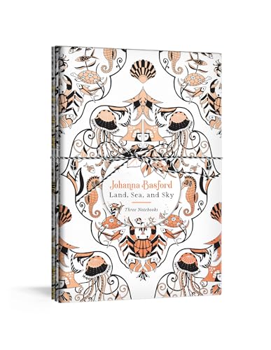 Stock image for Johanna Basford Land, Sea, and Sky: Three Colorable Notebooks for sale by HPB-Diamond