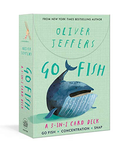 9781984826749: Go Fish: A 3-in-1 Card Deck: Card Games Include Go Fish, Concentration, and Snap (Big Cards for Little Hands)
