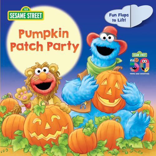 Beispielbild fr Pumpkin Patch Party (Sesame Street): A Lift-the-Flap Board Book zum Verkauf von Wonder Book
