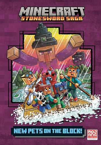 Imagen de archivo de New Pets on the Block! (Minecraft Stonesword Saga #3) a la venta por Red's Corner LLC