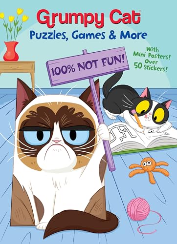 9781984851307: Grumpy Cat Puzzles, Games & More (Grumpy Cat)