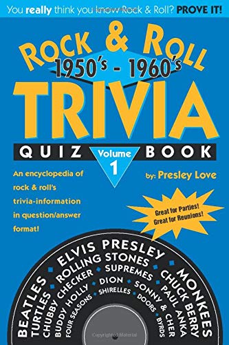 9781984951731: Rock & Roll TRIVIA Quiz Book: 1950's - 1960's