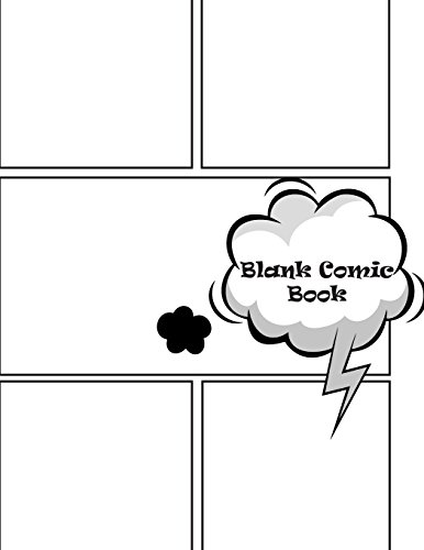 Imagen de archivo de Blank Comic Book : Idea to Create Comic, 120 pages, 8.5 x 11 inches, Draw your own Comics, Variety of Templates [Soft Cover ] a la venta por booksXpress