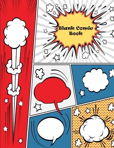 Stock image for Blank Comic Book: Idea to Create Comic, 120 pages, 8.5 x 11 inches, Draw your own Comics, Variety of Templates [Soft Cover ] for sale by booksXpress