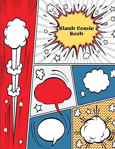 Stock image for Blank Comic Book: Idea to Create Comic, 120 pages, 8.5 x 11 inches, Draw your own Comics, Variety of Templates [Soft Cover ] for sale by booksXpress