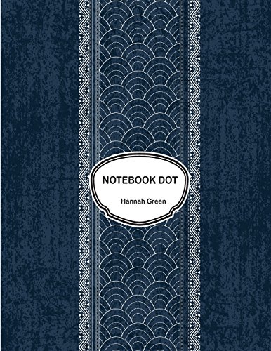 Stock image for Notebook dot: Sashiko indigo dye: Notebook Journal Diary, 110 pages, 8.5" x 11" [Soft Cover ] for sale by booksXpress