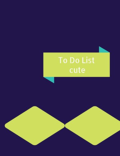 Stock image for To do List Cute: To Do List Notebook [Soft Cover ] for sale by booksXpress