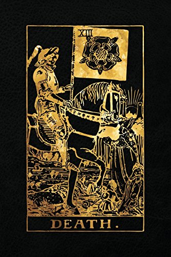 Stock image for Death: Subtitle: 120 blank pages, Death Tarot Card Notebook - Black and Gold - Sketchbook, Journal, Diary (Tarot Card Notebooks) [Soft Cover ] for sale by booksXpress