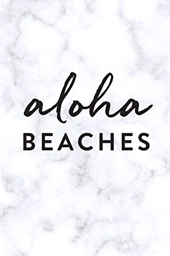 Stock image for Aloha Beaches: Daily Monthly & Weekly Academic Student Planner | 2018-2019: Marble, August 2018 - July 2019, 6" x 9" (Academic Student Planner with . Women, Teenagers, Girls, Students & Teachers) [Soft Cover ] for sale by booksXpress