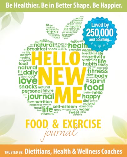 Imagen de archivo de Hello New Me: A Daily Food and Exercise Journal to Help You Become the Best Version of Yourself, (90 Days Meal and Activity Tracker) a la venta por SecondSale