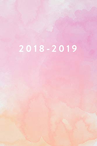 Stock image for 2018-2019: Daily Monthly & Weekly Academic Student Planner | 2018-2019: Pink Watercolor, August 2018 - July 2019, 6 x 9 (Academic Student Planner . Women, Teenagers, Girls, Students & Teachers) [Soft Cover ] for sale by booksXpress
