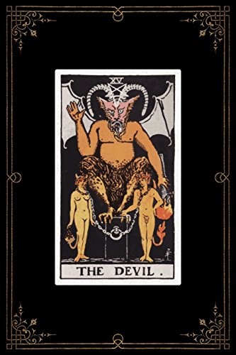 Stock image for The Devil: 120 Blank Lined Pages, 6 X 9 College Ruled, The Devil Tarot Card Notebook - Antique Vintage Style Journal, Diary, Notebook (Tarot Card . Vintage Style - Tarot Card Notebooks) [Soft Cover ] for sale by booksXpress