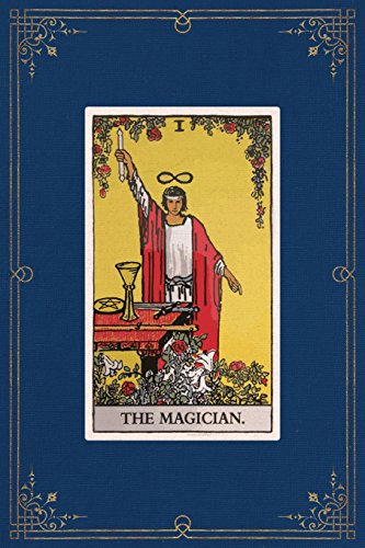 Stock image for The Magician: 120 Blank Lined Pages, 6 X 9 College Ruled Notebook, The Magician Tarot Card - Antique Vintage Style Journal, Diary, Notebook (Tarot . Vintage Style - Tarot Card Notebooks) [Soft Cover ] for sale by booksXpress
