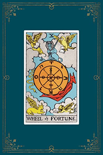 Stock image for Wheel of Fortune: 120 Blank Lined Pages, 6 X 9 College Ruled Notebook, Wheel of Fortune Tarot Card - Antique Vintage Style Journal, Diary, Notebook . Vintage Style - Tarot Card Notebooks) [Soft Cover ] for sale by booksXpress