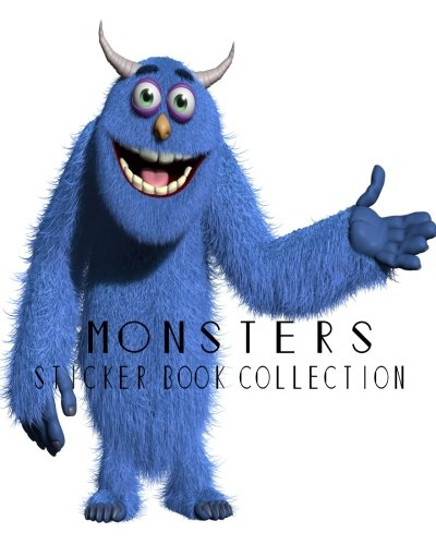 Stock image for Monsters Sticker Book Collection: Blank Sticker Album for kids Size 8x10: Volume 1 for sale by Revaluation Books