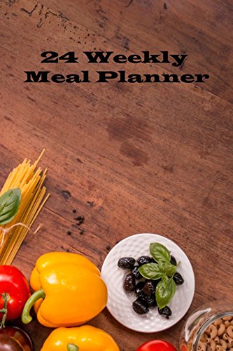 Stock image for 24 Weekly Meal Planner: Meal Planning Notebook for Meal Plan Program and Shopping List with 51 Blank meal prep log book [Soft Cover ] for sale by booksXpress