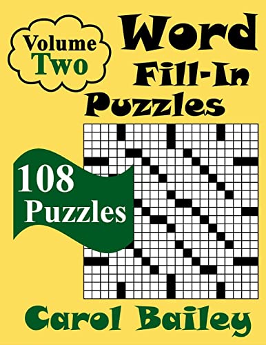 Stock image for Word Fill-In Puzzles, Volume 2, 108 Puzzles for sale by GreatBookPrices