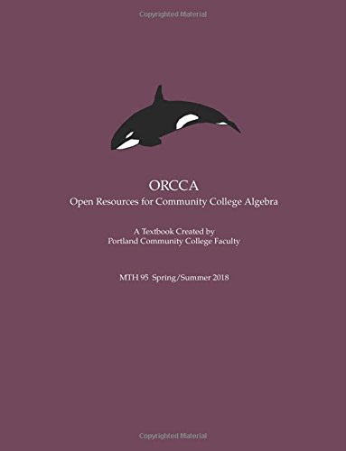 9781986282895: ORCCA Volume 3 Edition Gamma: A Textbook for MTH 9