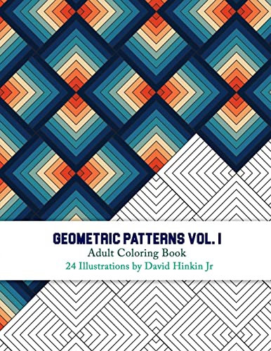Stock image for Geometric Patterns - Adult Coloring Book Vol. 1 - Inkcartel for sale by HPB-Ruby