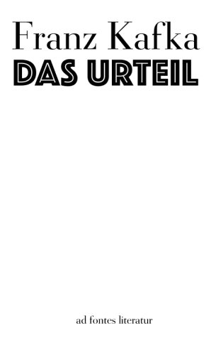 9781986319324: Das Urteil (German Edition)
