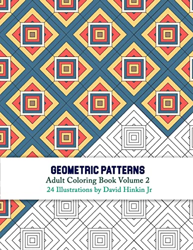 Stock image for Geometric Patterns - Adult Coloring Book Volume 2 for sale by Save With Sam