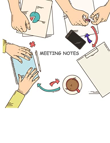 Stock image for Meeting Notes: Project Taking Minutes of Meetings Notes includes Attendees, and Action items [Soft Cover ] for sale by booksXpress