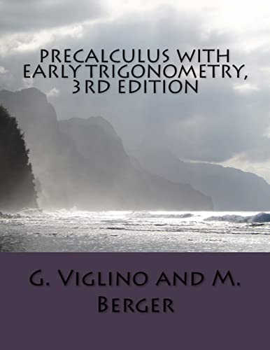 Beispielbild fr Precalculus with early trigonometry 3rd edition zum Verkauf von ZBK Books