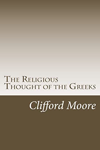 Imagen de archivo de The Religious Thought of the Greeks a la venta por THE SAINT BOOKSTORE