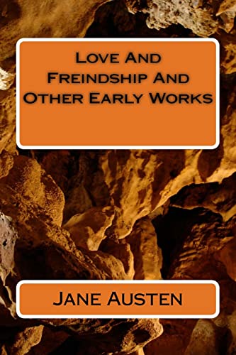 Stock image for Love And Freindship And Other Early Works for sale by Lucky's Textbooks
