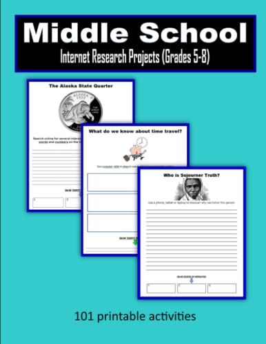 Stock image for Middle School Internet Research Projects (Grades 5-8) for sale by BooksRun