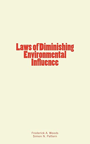 Imagen de archivo de Laws of Diminishing Environmental Influence a la venta por Lucky's Textbooks