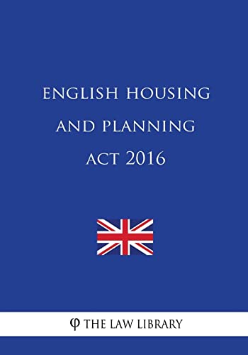 Imagen de archivo de English Housing and Planning Act 2016 a la venta por WorldofBooks