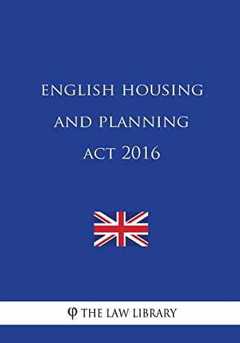 Stock image for English Housing and Planning Act 2016 for sale by WorldofBooks