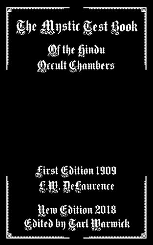 9781987454710: The Mystic Test Book: Of the Hindu Occult Chambers