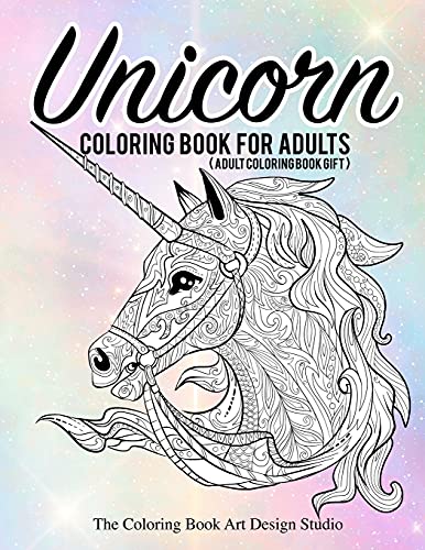 Imagen de archivo de Unicorn Coloring Book for Adults (Adult Coloring Book Gift): Unicorn Coloring Books for Adults: New Beautiful Unicorn Designs Best Relaxing, Stress Beautiful Adult Coloring Book Gifts For Women a la venta por Ergodebooks