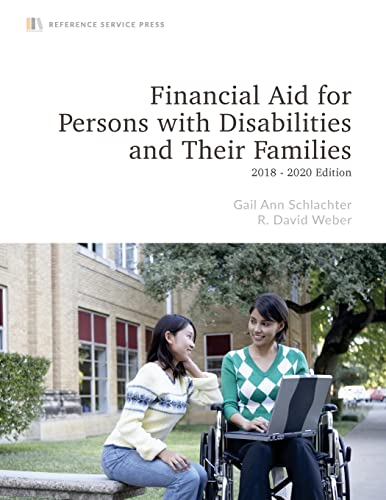 Beispielbild fr Financial Aid for Persons with Disabilities and Their Families zum Verkauf von Goodwill Southern California