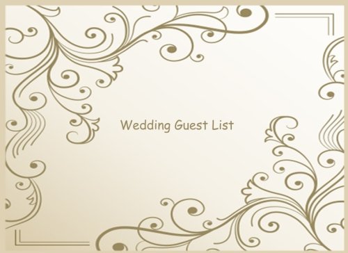 Stock image for Wedding Guest List: Portable Blank Book - List Names, Addresses and contact of People to Invite and table arrangement -Space for Over 700 Guests cover 3 for sale by Revaluation Books