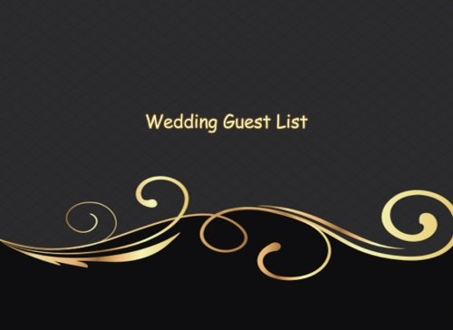 Imagen de archivo de Wedding Guest List: Portable Blank Book - List Names, Addresses and contact of People to Invite and table arrangement -Space for Over 700 Guests cover 6 a la venta por Revaluation Books