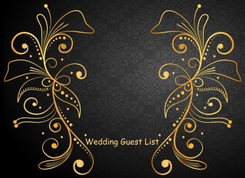 Imagen de archivo de Wedding Guest List: Portable Blank Book - List Names, Addresses and contact of People to Invite and table arrangement -Space for Over 700 Guests cover 9 a la venta por Revaluation Books