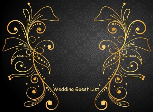 9781987690361: Wedding Guest List: Portable Blank Book - List Names, Addresses and contact of People to Invite and table arrangement -Space for Over 700 Guests cover 9