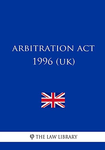 Beispielbild fr Arbitration Act 1996 zum Verkauf von WorldofBooks