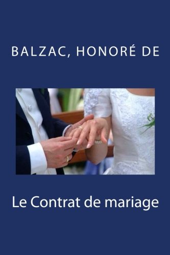 9781987782448: Le Contrat de mariage
