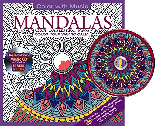Stock image for Mandalas: Color Your Way to Calm [With Relaxation Music CD Included for Stress Relief] for sale by ThriftBooks-Dallas