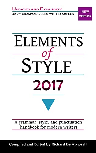 Stock image for Elements of Style 2017 for sale by GF Books, Inc.